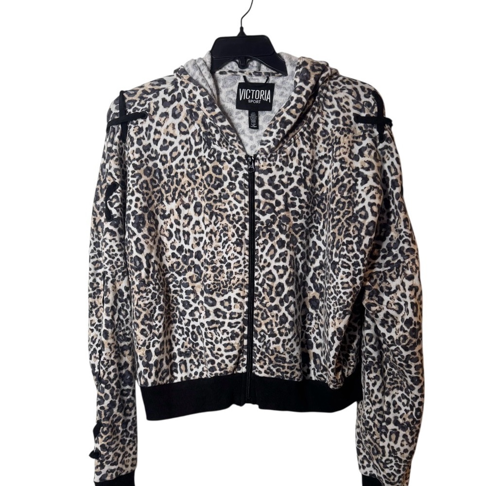 Victoria Animal Print Bomber Jacket